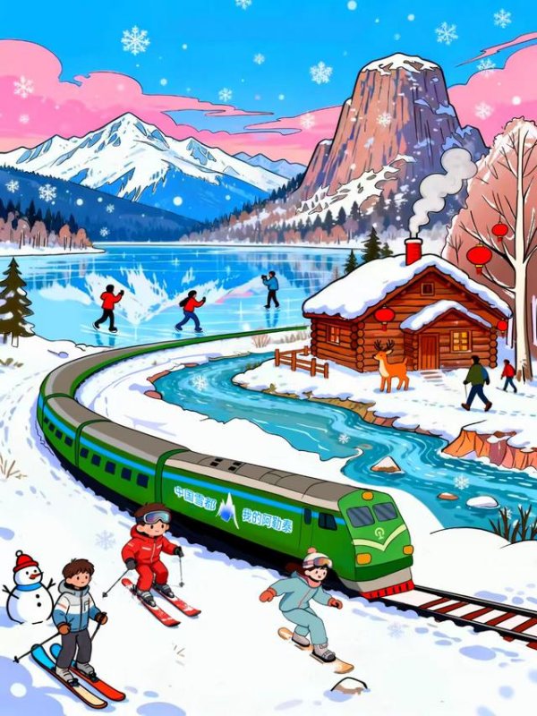 我要配资网网 \＂中国雪都・我的阿勒泰\＂号旅客列车 为冰雪旅游注入强劲动能